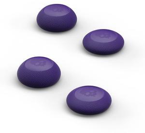 Skull & Co. Convex Thumb Grips Set: Skin, CQC Joystick Cap Analog Stick Cap for Nintendo Switch Pro Controller & PS5 / PS4 / Slim/Pro Controller-2 Pairs (4pcs) Purple