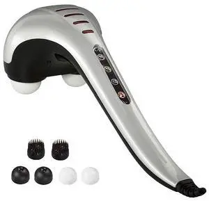 CORN Handheld Neck Back Massager Deep Tissue Percussion Massage for Shoulder, Leg, Foot, Muscles, Electric Double Head Full Body Massagers