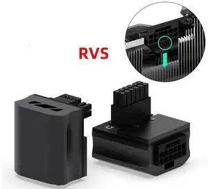 12VHPWR 16Pin GPU Power Adapter, L Turn 90 Degree Video Card 12+4 Pin Female to Male Power Connector, RTX 4090 Desktop Graphics Card Cable Ties for Easy Installation Black RVS 90 degree