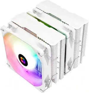 Peerless Assassin 120 White ARGB CPU Air Cooler, 6 Heatpipes, 5V ARGB Lighting, Dual TL-C12W-S PWM Fan, AGHP Technology, for AM4 AM5/Intel 1150/1151/1200/2011/1700 Peerless Assassin 120 White ARGB CPU Air Cooler, 6 Heatpipes, 5V ARGB Lighting, Dual TL-C12W-S PWM Fan, AGHP Technology, for AM4 AM5/Intel 1150/1151/1200/2011/1700