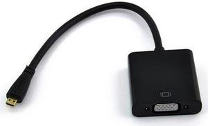 CORN 10 inch Micro HDMI to VGA Female Video Cable - Support HD 1080P