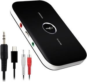 Bluetooth Transmitter Receiver Corn Electronics Multi-functional Bluetooth 2-in-1 Wireless Audio Adapter Car Kit for TV / Home Stereo System Headphones Speakers MP3 / MP4 iPhone and More