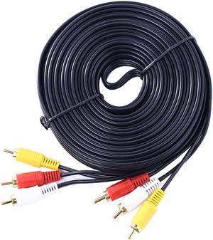 CORN 1.5m 3 RCA to RCA Audio Video Cable Male To Male 3RCA To 3RCA Audio Video AV Cable Cord Wire For DVD TV