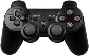 CORN Bluetooth Wireless Controller for Playstation 3 Dual Virbration Game Joystick PS3 PS3 Slim - Black
