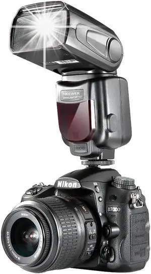 CORN NW-561 LCD Display Speedlite Flash for Canon Nikon D7200 D7100 D7000 and All Other DSLR Cameras with Standard Hot Shoe