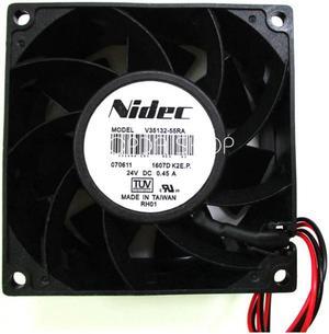 NIDEC 8038 V35132-55RA 332896-C01 24V 0.45A 2Wire Inverter Fan