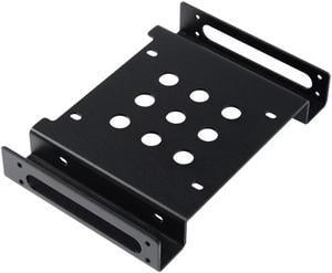Aluminum 2.5 " & 3.5 " SATA HDD SSD to 5.25 bracket adapter 2.5 to 5.25 or 3.5 to 5.25 hard drive bay converter mounting kit