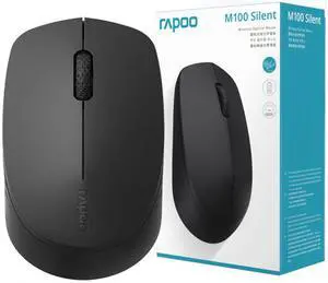 Rapoo T100 Ergonomic Design, Wireless 3 Modes(Bluetooth4.0and 3.0, 2.4GHz Wireless) Connection 1300DPI Silent Mouse For Office And Game - Black Rapoo T100 Ergonomic Design, Wireless 3 Modes(Bluetooth4.0and 3.0, 2.4GHz Wireless) Connection 1300DPI Silent Mouse For Office And Game - Black