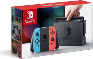 Nintendo Switch  Console with Neon Blue and Neon Red Joy-Con
