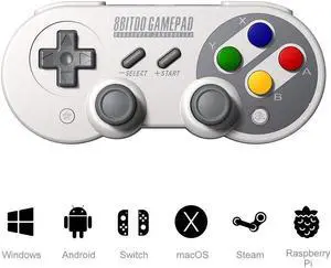 8Bitdo SF30 Pro Controller Windows, macOS, & Android - Nintendo Switch