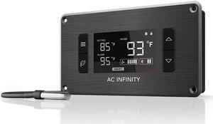 AC Infinity CONTROLLER 2, Fan Thermostat and Speed Controller, controls AIRPLATE, MULTIFAN, USB fans and devices, for AV Cabinet Cooling