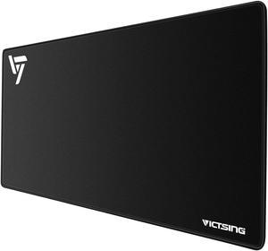 VicTsing Extended Gaming Mouse Pad, Thick Large (31.5×15.75×0.08 inch) Computer Keyboard Mousepad Mouse Mat, Water-Resistant, Non-Slip Base, Durable Stitched Edges, Ideal for Both Gaming