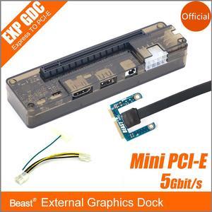 CORN Mini PCI-E Independent Video Card Dock EXP GDC Fit Beast Laptop External External Independent Video Card Dock Express Card