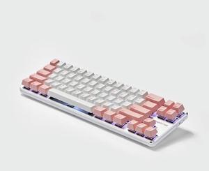 Magicforce Smart2 68 Keys N-key Rollover, USB Wired/Bluetooth V4.0 Dual Mode White Backlit, Mechanical Keyboard, Type-C Separated Cable, PBT Keycaps