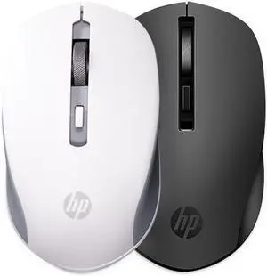 HP S1000  Ergonomic Design,Cool Exterior, Reliable  2.4Ghz Wireless 1600DPI Silent Clicking Mouse  For Office And Game - Black