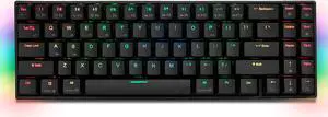 RK71 Mechanical Keyboard RGB Backlit 71 Keys Small Compact Gaming Keyboard, Wired/Wireless Bluetooth Mini Portable Keyboard Gaming/Office for iOS Android Windows PC and MacOS, Brown Switch