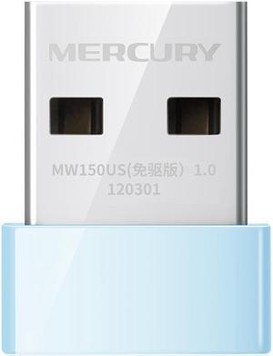 Mercury Mini Drive-free USB Wireless Network Card Desktop Laptop Computer Host Launches Wifi Receiver Home Wireless Network  Signal Receiver