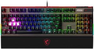 MSI Cherry MX RGB Dedicated Hotkeys USB Pass-Through Mechanical Gaming Keyboard (VIGOR GK80 CR US)