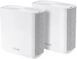 NEW ASUS 90IG0590-MA1G4V ZenWiFi AX XT8 Wireless Router 2PK White NEW ASUS 90IG0590-MA1G4V ZenWiFi AX XT8 Wireless Router 2PK White