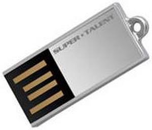Super Talent Pico-C 64GB USB 2.0 Flash Drive (Silver)