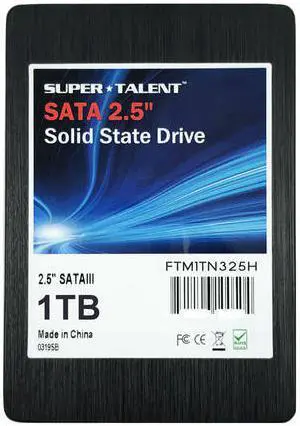 Super Talent TeraNova 1TB 2.5 inch SATA3 Solid State Drive (TLC)