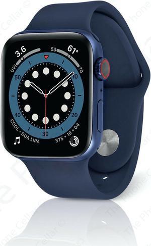 Apple Watch Series 6 M07J3LL/A 44mm Aluminum WiFi Cellular LTE 4G Deep Navy