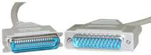 Printer Cable IEEE-1284 DB25 Male / Centronics 36 (CN36) Male, 18 Pair, 50 ft
