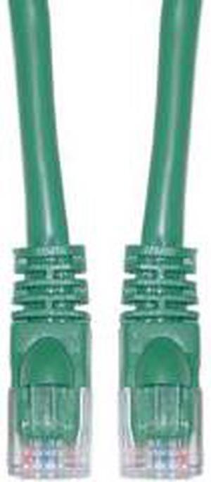 CAT6, UTP, with Molded Boot, 500MHz, Green, 5 ft