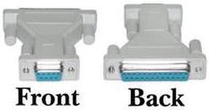 Cable Wholesale DB9 Female / DB25 Female, AT Modem Adaptor, Molded