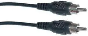 RCA Audio or Video Cable, male to male, 3 ft