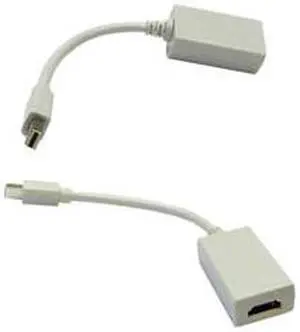 Cable Wholesale Mini DisplayPort Male to HDMI Female Adapter Cable