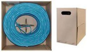 CAT6, UTP, Bulk Cable, Stranded, 500MHz, Blue, 1000 ft