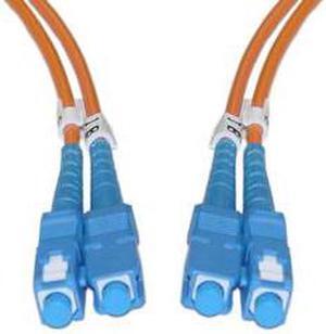 SC / SC, Multimode, Duplex Fiber Optic Cable, 62.5/125, 5 Meter