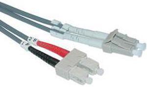 LC / SC, Multimode, Duplex Fiber Optic Cable, 50/125, 5 Meter