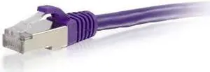 C2g-2Ft Cat6 Snagless Shielded (Stp) Network Patch Cable - Purple