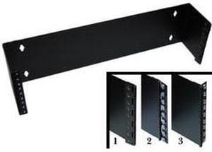 Cable Wholesale 3U Hinged Wall Bracket, Dimensions: 5.25" H x 19" W x 5.8" D