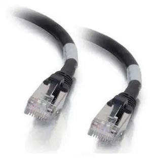 C2G 00707 Cat6a Cable - Snagless Shielded Ethernet Network Patch Cable, Black (2 Feet, 0.60 Meters)