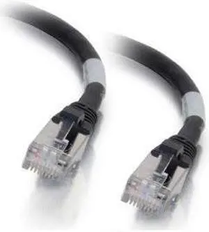 C2G 00722 35FT CAT6A BOOTED STP BLK