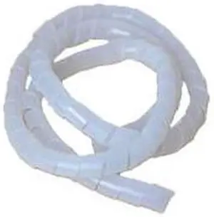 6 foot Cable Wrap / Spiral Wrap, Clear, Diameter: 20mm - 130mm, Cable Management Wraps