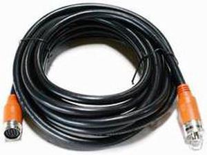 15 feet EZ Pull Orange Tip Female to Orange Tip Female cable  (5coaxial)