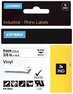 DYMO - permanent adhesive vinyl tape - 1 roll(s)