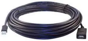 High Speed, USB 2.0, Plenum Rated, A Male to A Female, Active Extension Cable, 49 ft