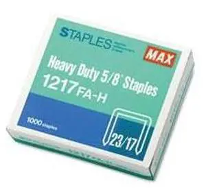 MAX HD-12F FLAT CLINCH - 1-1000PK 5/8" STAPLES