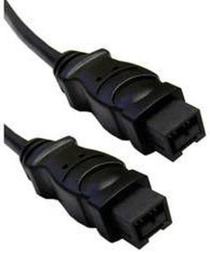 IEEE-1394B, 9P to 9P, FireWire 800 Cable, Black, 3 ft