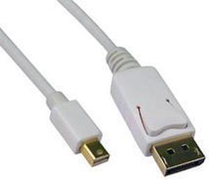 Mini DisplayPort to DisplayPort Video Cable, 8.64 Gbit, 10 ft