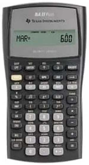 TEXAS TI-BA II PLUS - ADVANCED FINANCIAL CALC
