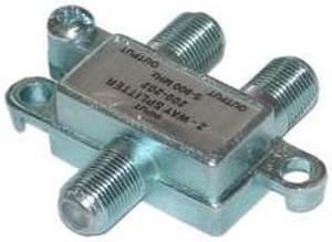 F-Pin (Coax) Splitter, 2-Way