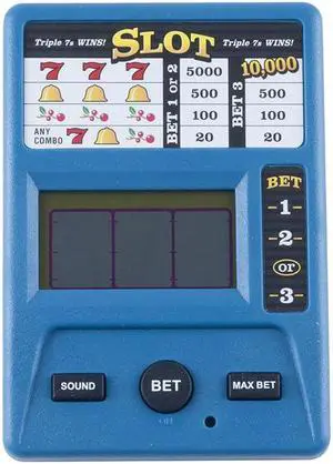 Trademark Poker Electronic Handheld Slot Machine Game Trademark Poker Electronic Handheld Slot Machine Game