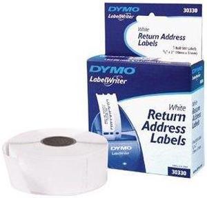 Dymo Labelwriter Return Address - Address Labels - Black On White - 0.75 In X 2 In - 500 Label(s) (