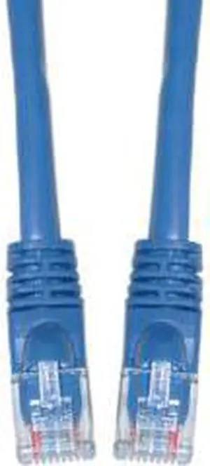 Cat6a Blue Ethernet Patch Cable, Snagless/Molded Boot, 500 MHz, 100 foot